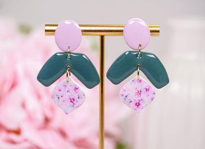 Blush Garden Curve -Ohrringe