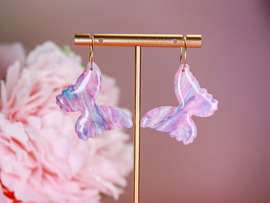 Pastel Butterfly - Ohrringe