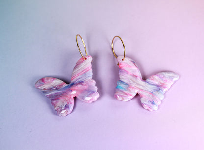Pastel Butterfly - Ohrringe