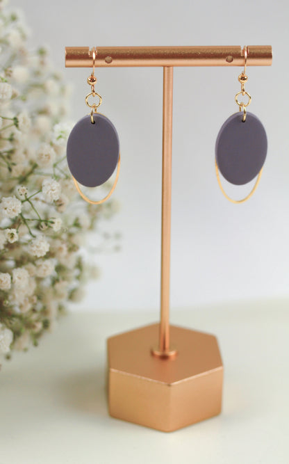 Ovale Polymer Clay Ohrringe – Statement Schmuck | Dewlight Kollektion