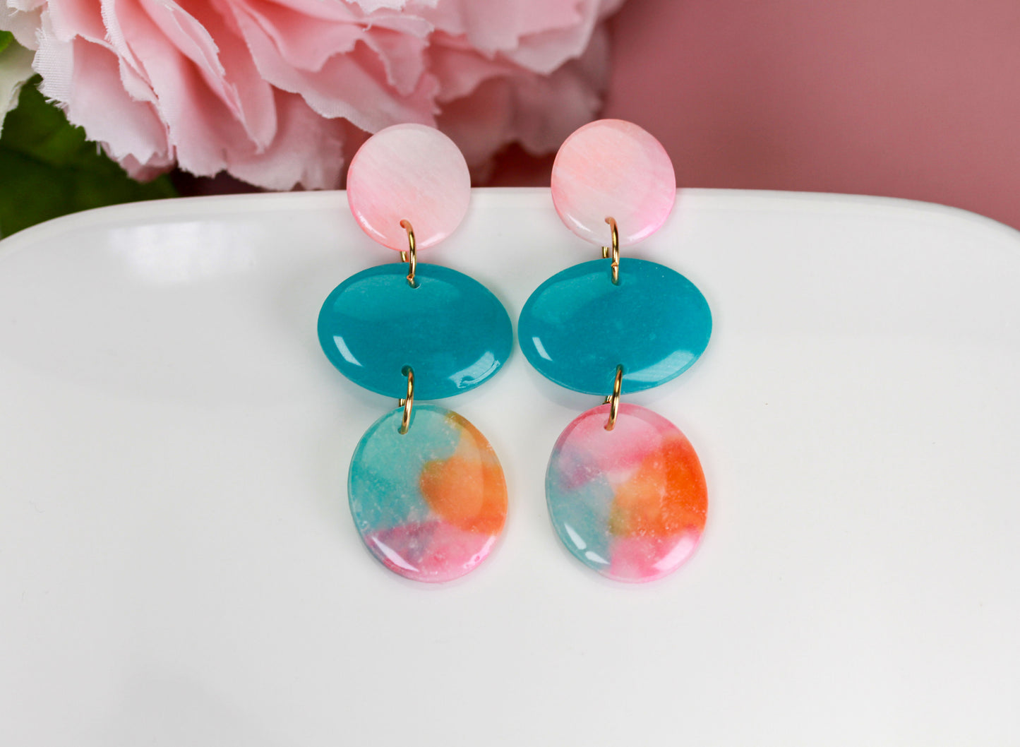 Sorbet Lagoon Drops - Ohrringe