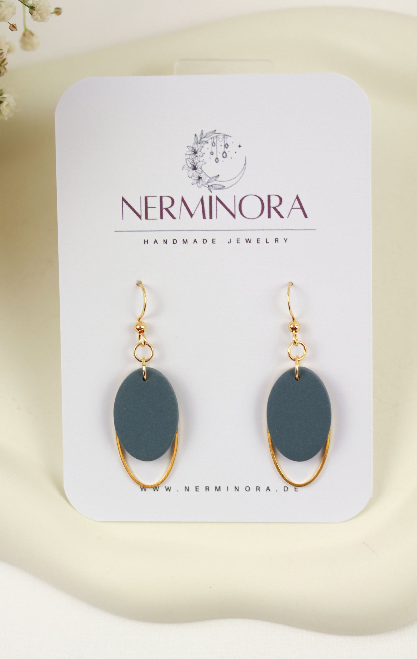 Ovale Polymer Clay Ohrringe – Statement Schmuck | Dewlight Kollektion