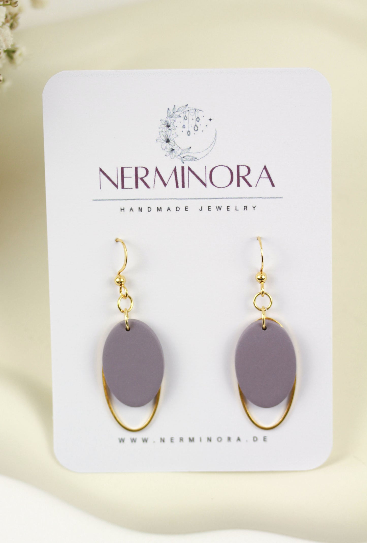 Ovale Polymer Clay Ohrringe – Statement Schmuck | Dewlight Kollektion