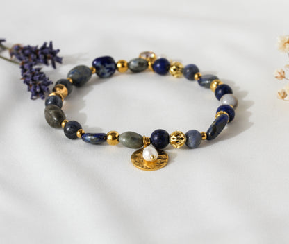 Midnight Blue – Lapis-Lazuli-Armband