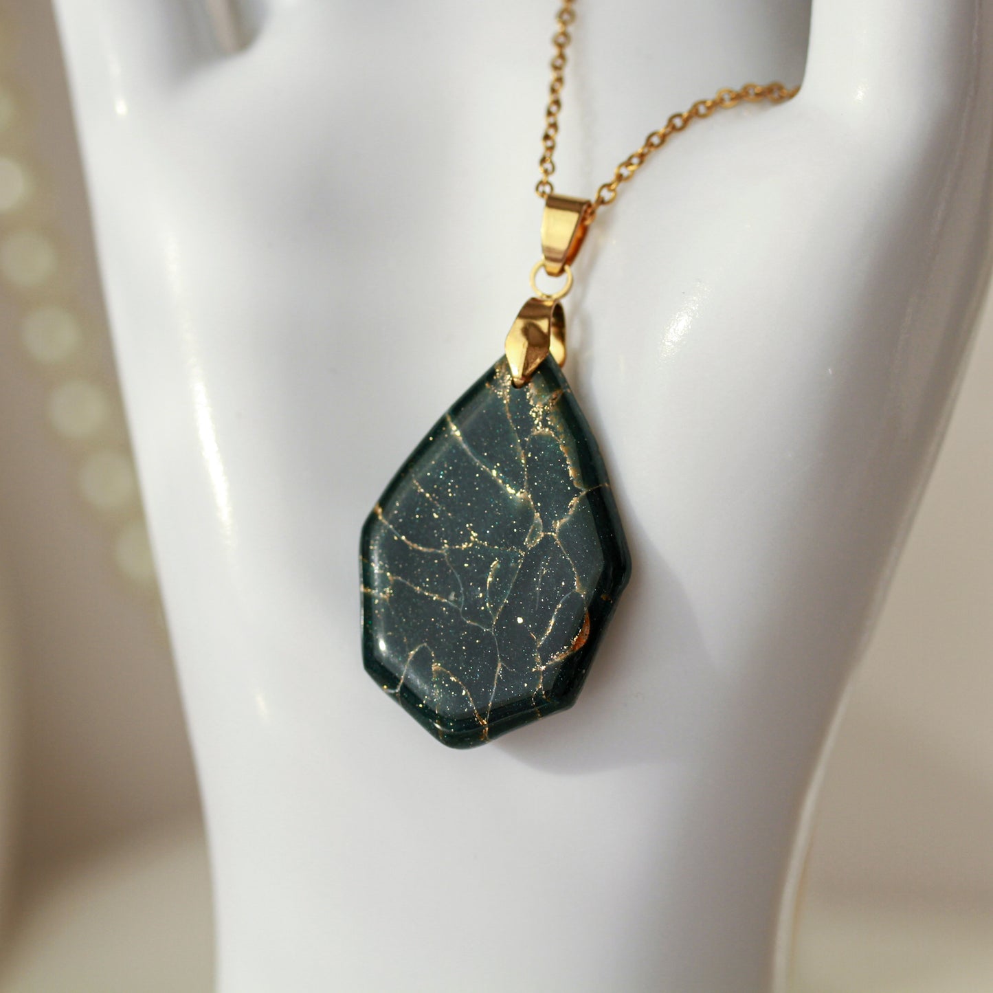 Verdora Green Gold – Elegante Ohrringe in Grün & Gold