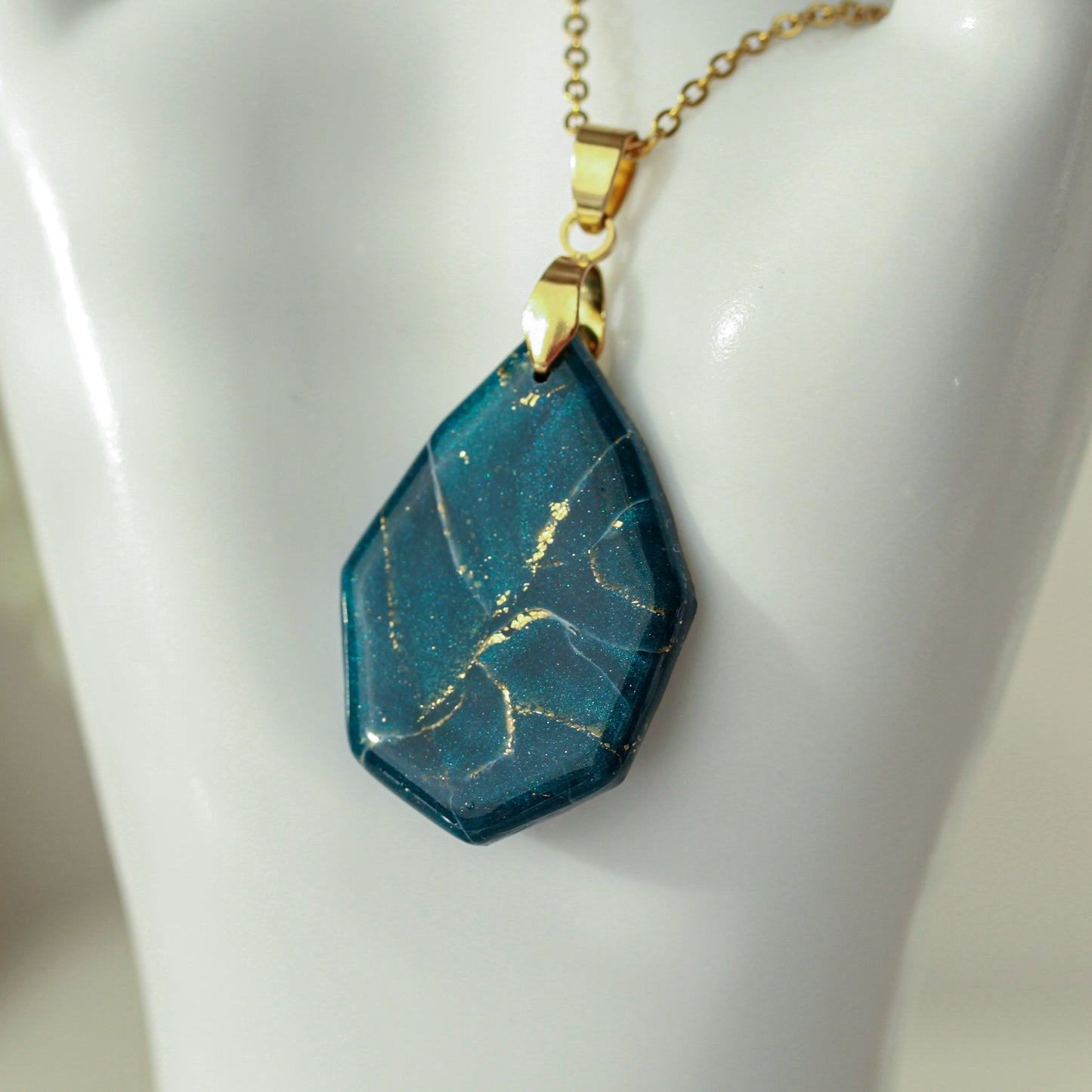 Azuria Blue Gold – Elegante Ohrringe in Blau & Gold