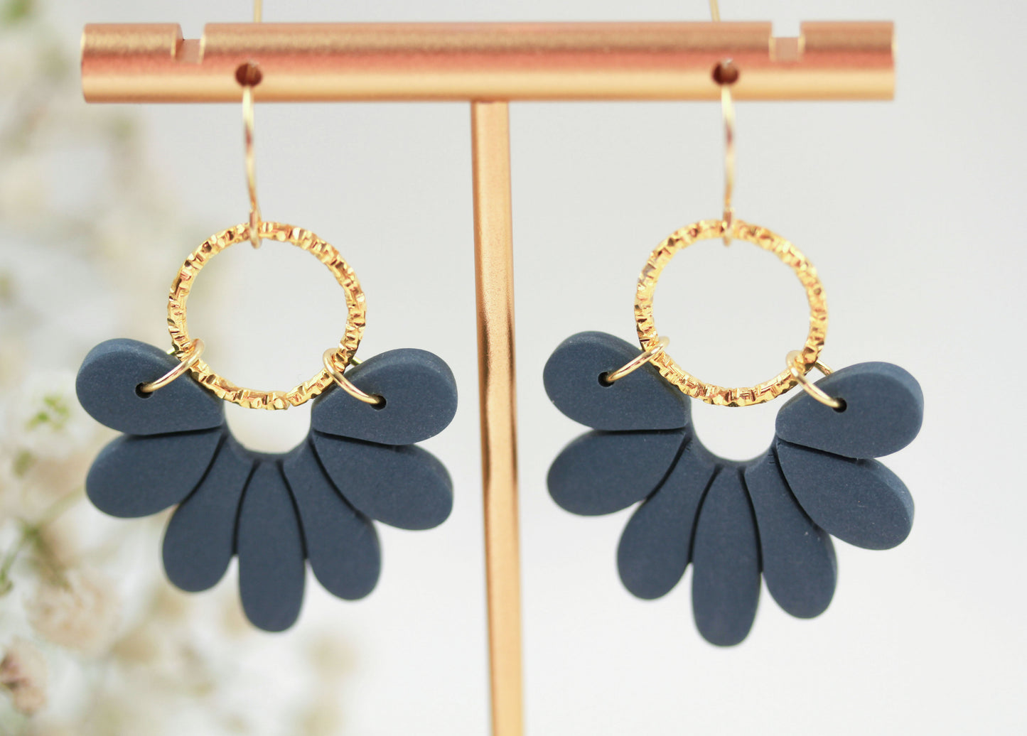 Florale Polymer Clay Ohrringe – Kollektion Marlen