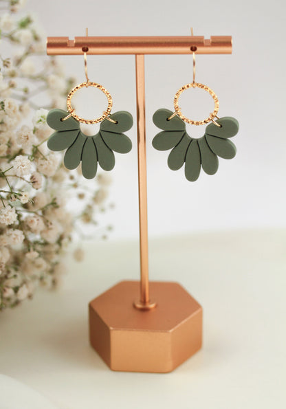 Florale Polymer Clay Ohrringe – Kollektion Marlen
