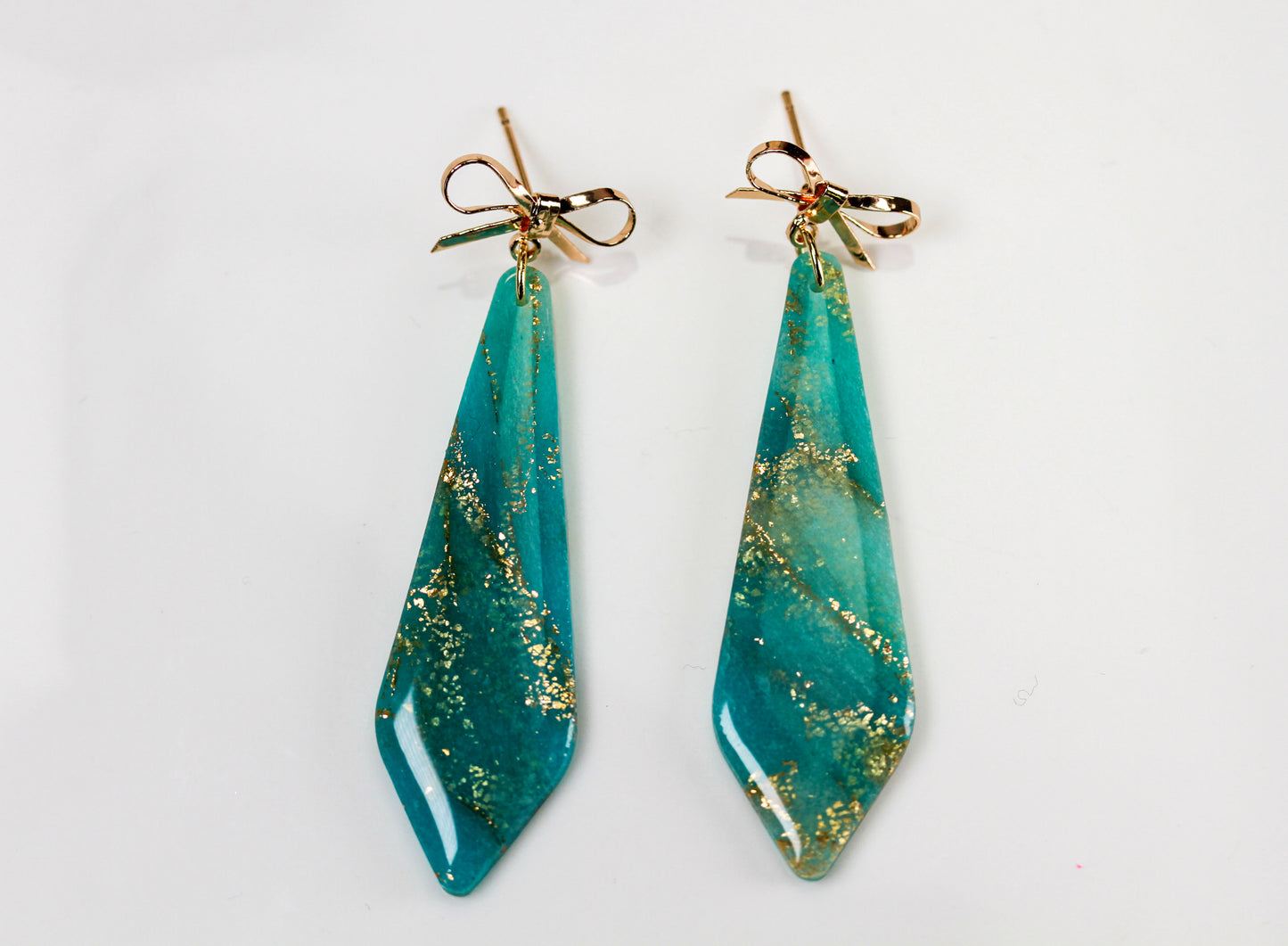 Ocean Glow Bow - Statement Ohrringe