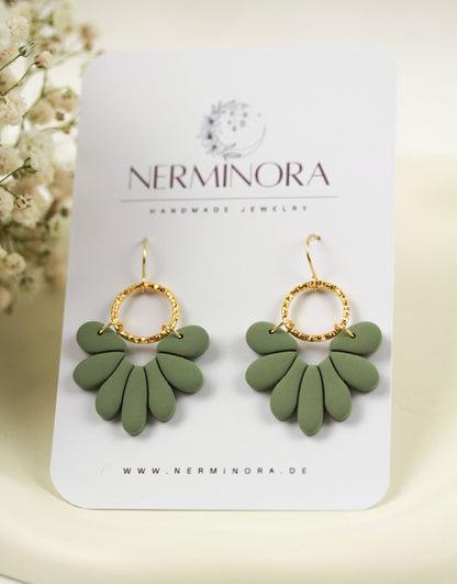 Florale Polymer Clay Ohrringe – Kollektion Marlen