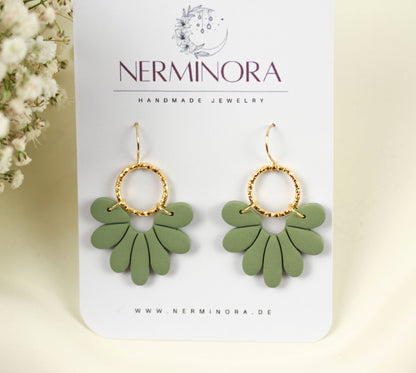 Florale Polymer Clay Ohrringe – Kollektion Marlen