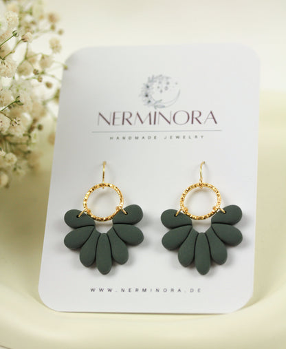 Florale Polymer Clay Ohrringe – Kollektion Marlen
