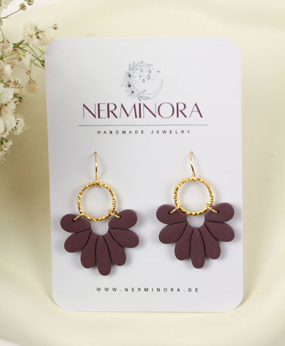 Florale Polymer Clay Ohrringe – Kollektion Marlen