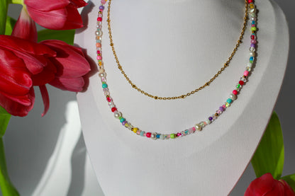 Rainbow Beads - Halskette