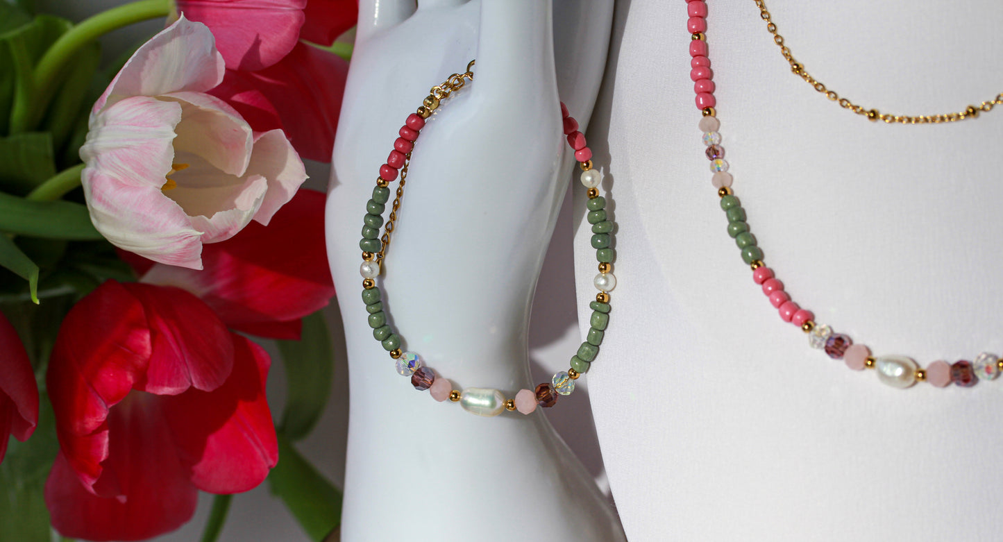 Verdant Rose Duo – Schmuckset