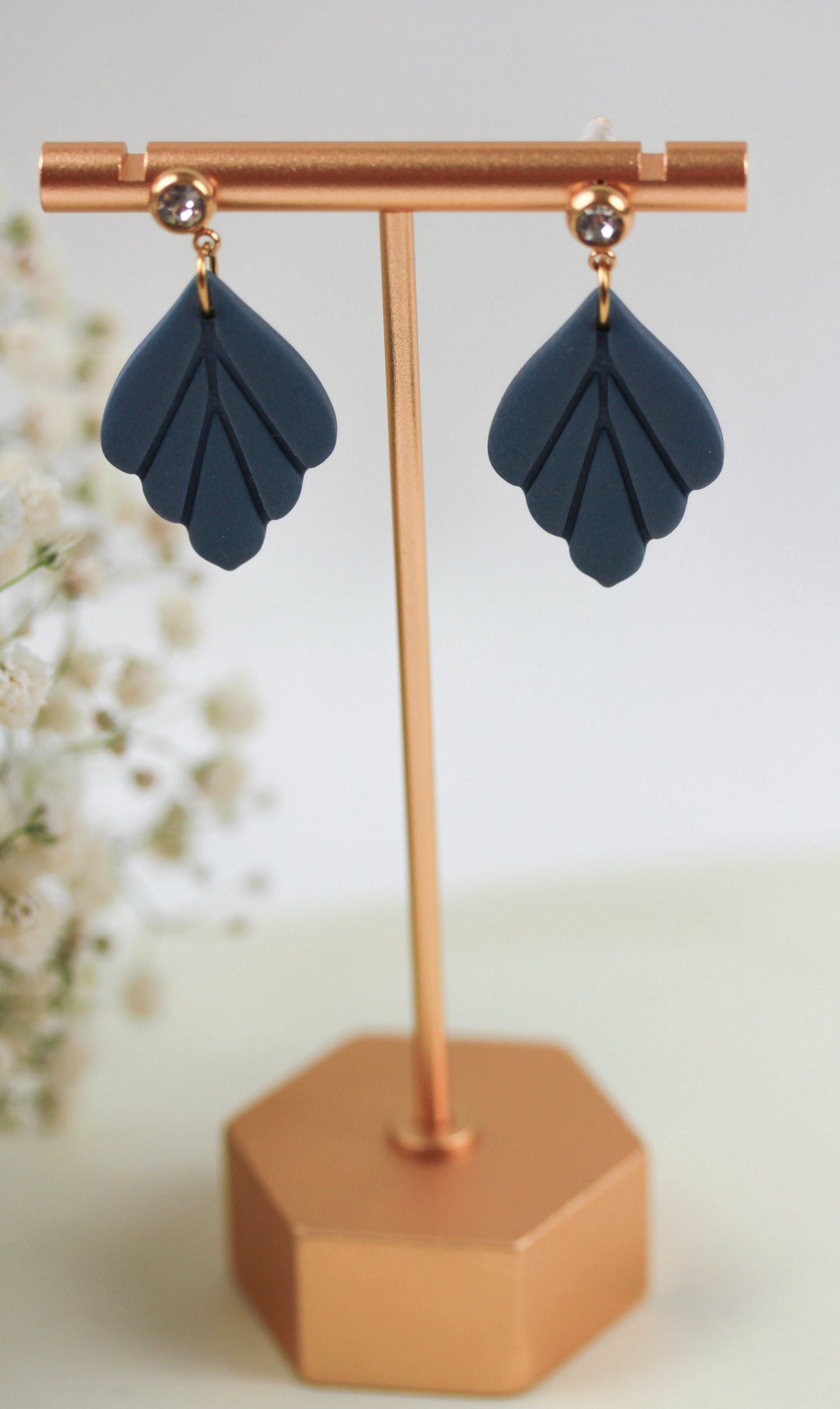 Kleine Blatt Ohrringe – Polymer Clay Statement Ohrringe | Kollektion Marlen