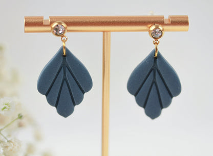 Kleine Blatt Ohrringe – Polymer Clay Statement Ohrringe | Kollektion Marlen