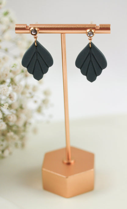 Kleine Blatt Ohrringe – Polymer Clay Statement Ohrringe | Kollektion Marlen