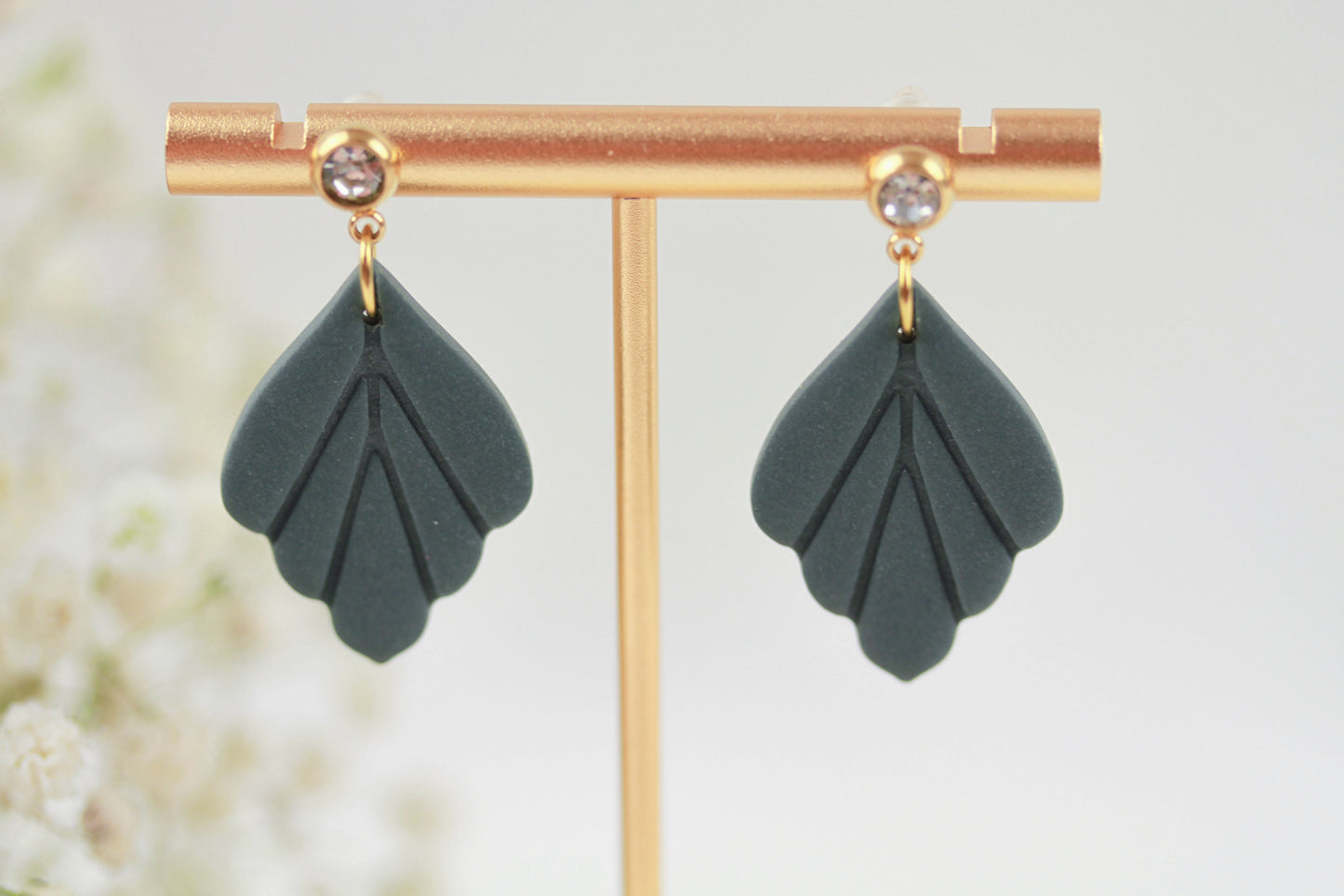 Kleine Blatt Ohrringe – Polymer Clay Statement Ohrringe | Kollektion Marlen