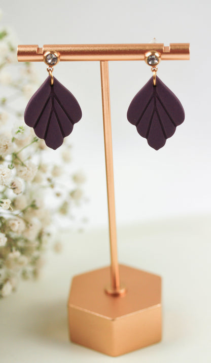 Kleine Blatt Ohrringe – Polymer Clay Statement Ohrringe | Kollektion Marlen