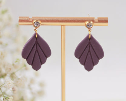 Kleine Blatt Ohrringe – Polymer Clay Statement Ohrringe | Kollektion Marlen