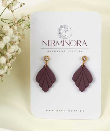 Kleine Blatt Ohrringe – Polymer Clay Statement Ohrringe | Kollektion Marlen