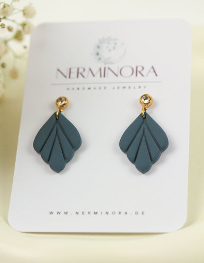 Kleine Blatt Ohrringe – Polymer Clay Statement Ohrringe | Kollektion Marlen