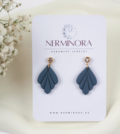 Kleine Blatt Ohrringe – Polymer Clay Statement Ohrringe | Kollektion Marlen