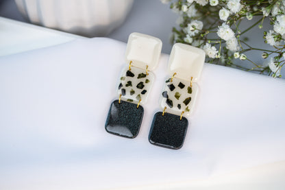 Terrazzo Noir – Ohrringe