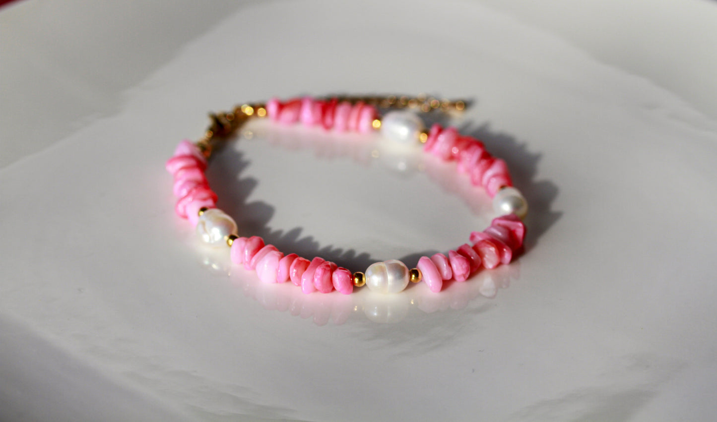 Rose Blue Pearl – Armband