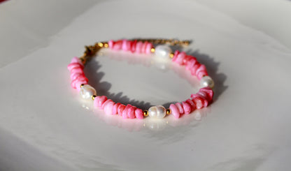 Rose Blue Pearl – Armband