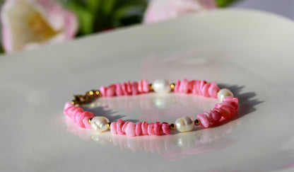 Rose Blue Pearl – Armband