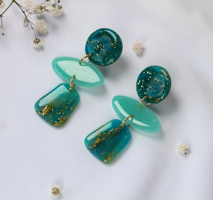 Aqua Sorbet Bloom - Ohrringe