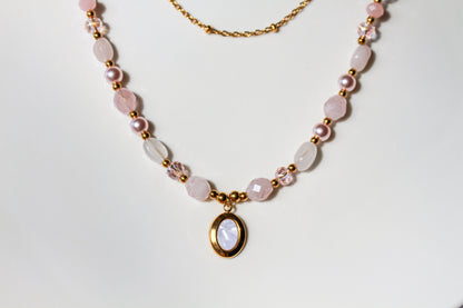 Rosé Quartz – Halskette