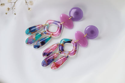 Pastel Prism Fringe - Ohrringe