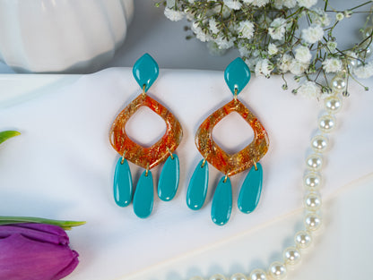 Statement Ohrringe – Chandelier – Sunset Lagoon Collection