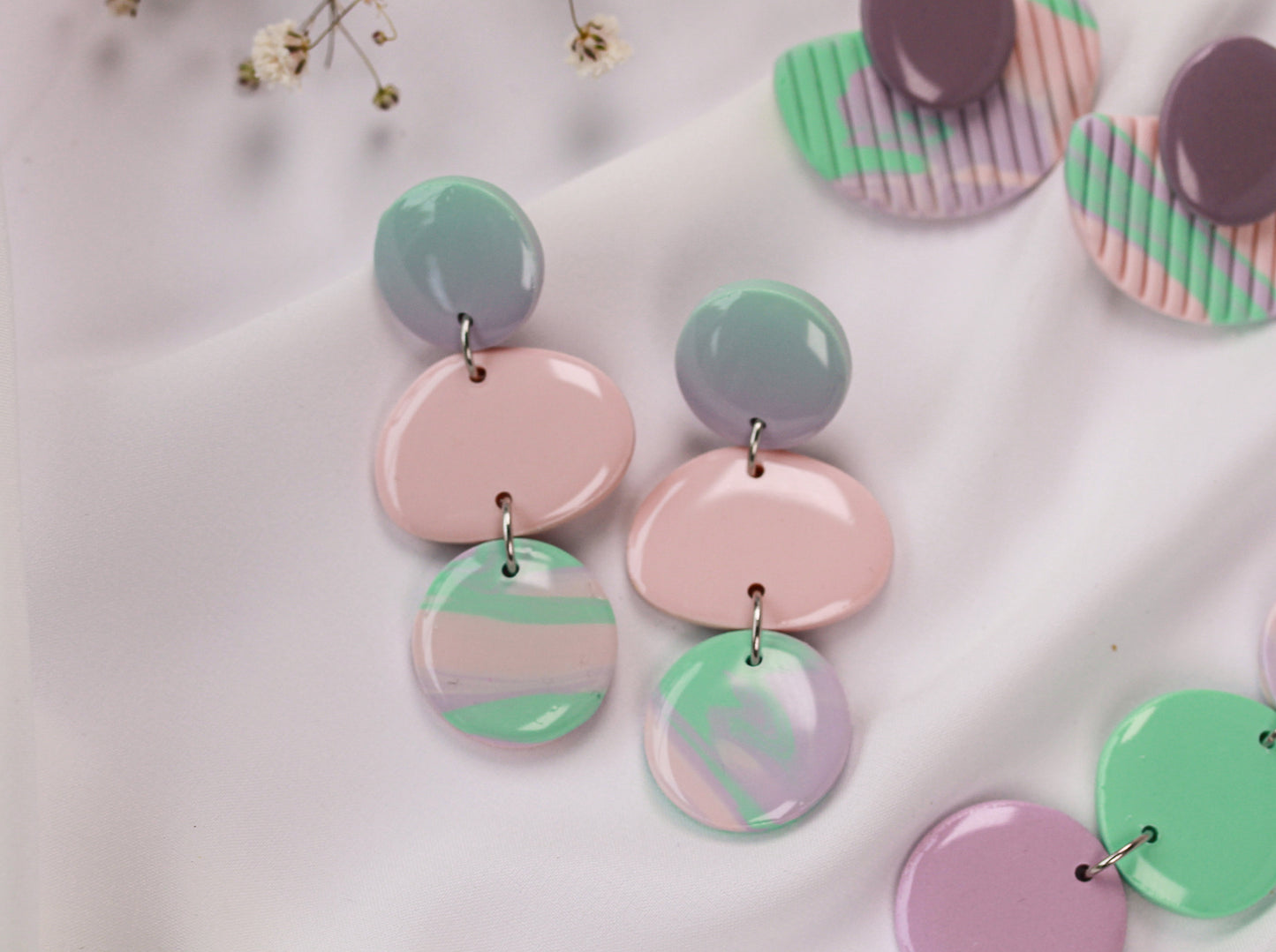 Sorbet Marble Drops - Ohrringe