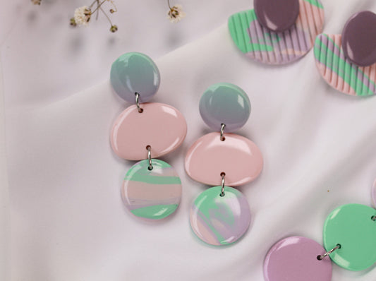 Sorbet Marble Drops - Ohrringe