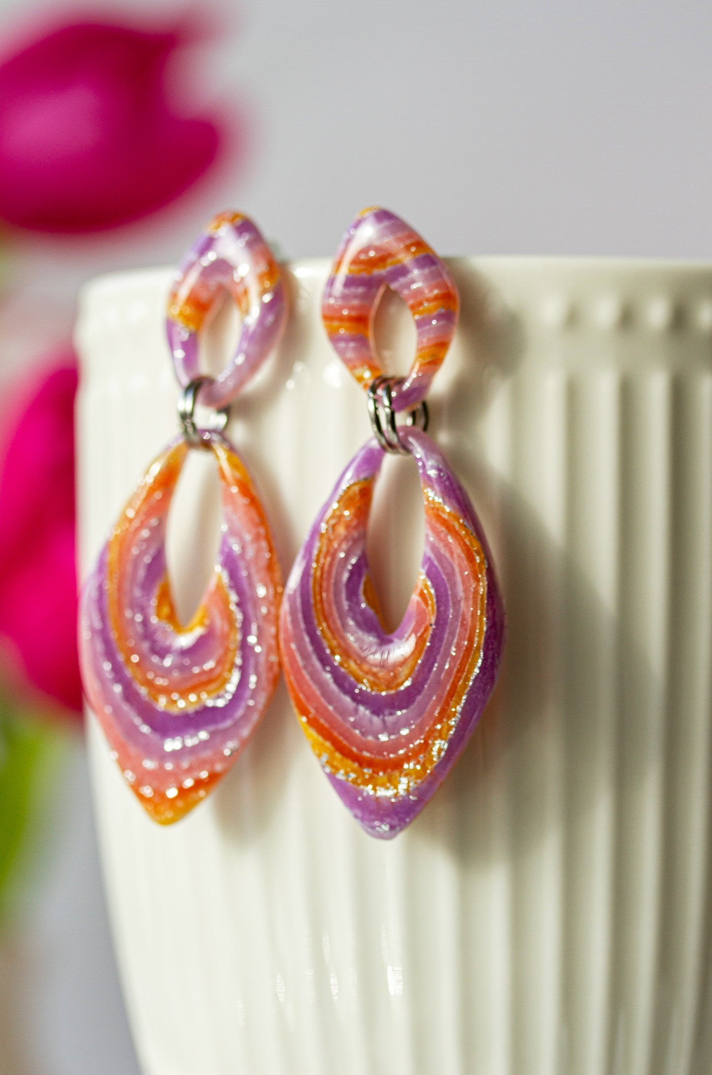 Mystic Sunset Glow – Ohrringe