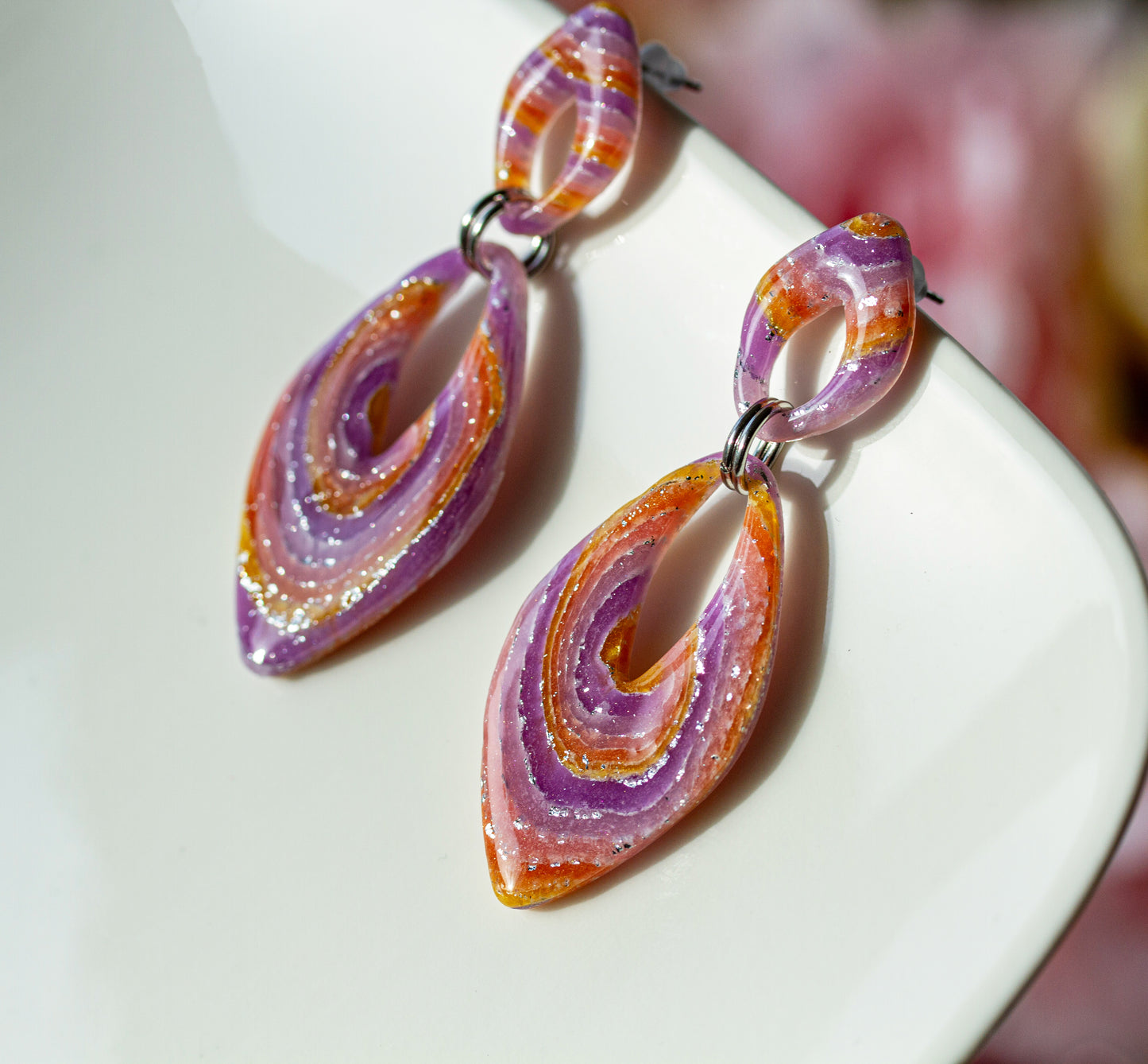 Mystic Sunset Glow – Ohrringe