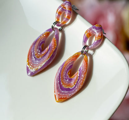 Mystic Sunset Glow – Ohrringe