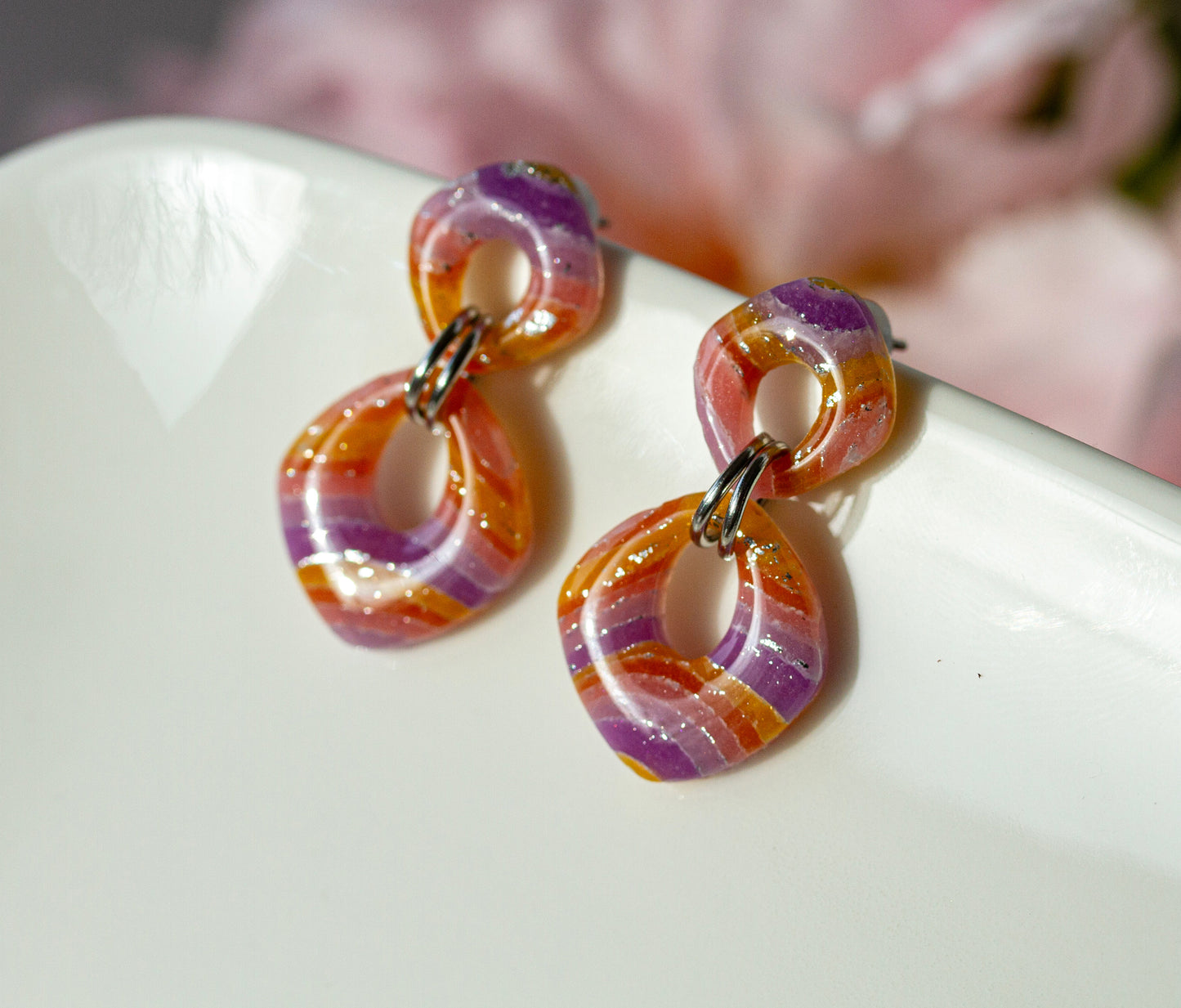 Mystic Sunset Glow – Ohrringe