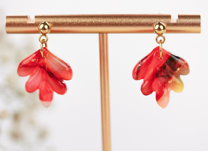 Herbstliche Polymer Clay Ohrringe – Kollektion Siena | Statement Schmuck