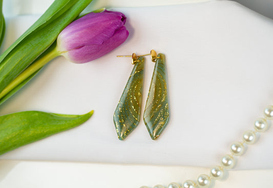 Ohrringe – Sage Marble Collection