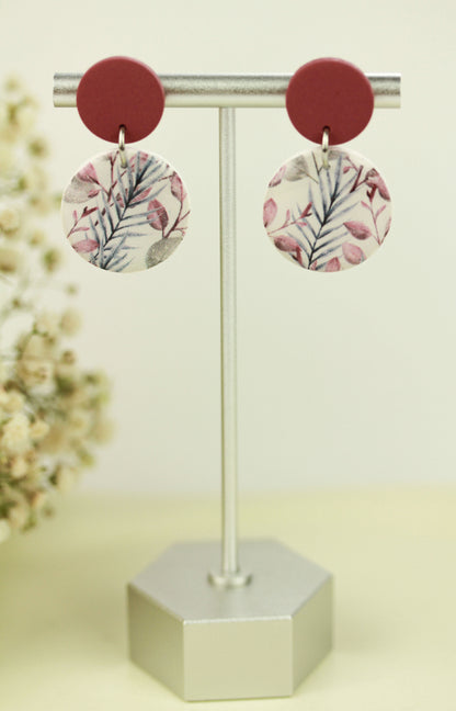Florale Hängeohrringe – Kollektion Morning Petals | Polymer Clay