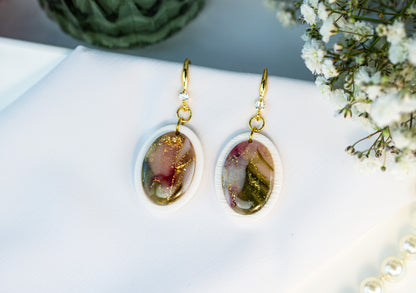 Ohrringe – Oval – Berry Olive Collection