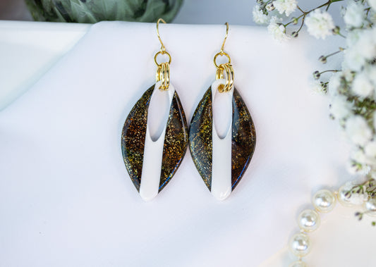 Olive Petal – Ohrringe