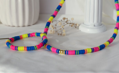 Electric Lemon – Katsuki-Schmuck in Neonpink, Blau und Gelb