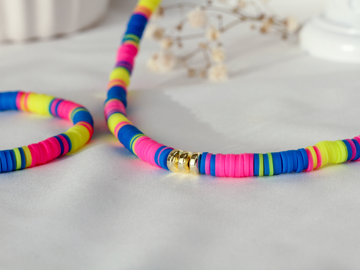 Electric Lemon – Katsuki-Schmuck in Neonpink, Blau und Gelb