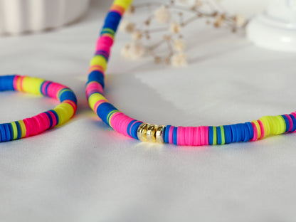 Electric Lemon – Katsuki-Schmuck in Neonpink, Blau und Gelb